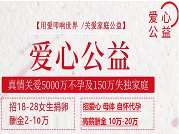 延寿捐卵助孕生子 爱心志愿者招募